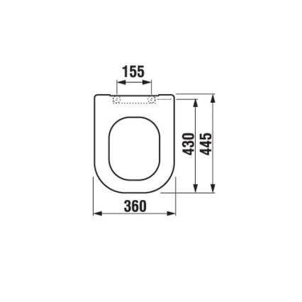JIKA H8936113000631 - WC sjedalo SoftClose DEEP duroplast/bijela