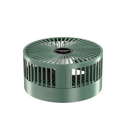 JOHNSON - Punjivi stolni ventilator TORTUGA 5W/3,7V 1200 mAh promjer 16,5 cm zelena