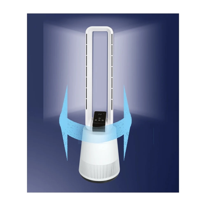 JOHNSON - Ventilator s pročistačem zraka i HEPA filtrom ARIA PURA 90W/230V bijela + daljinski upravljač