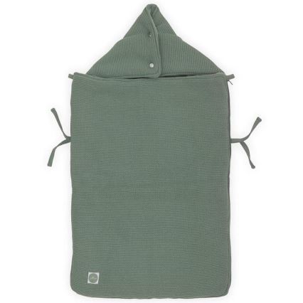 Jollein - Navlaka za autosjedalicu od flisa BASIC KNIT 42x82 cm Ash Green