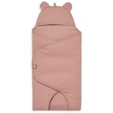Jollein - Jastuk za bebe pamučni BASIC STRIPE 100x105 cm Rosewood