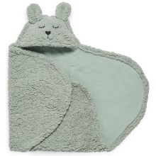 Jollein - Jastuk za nošenje bebe fleece Zečić 100x105 cm Ash Green