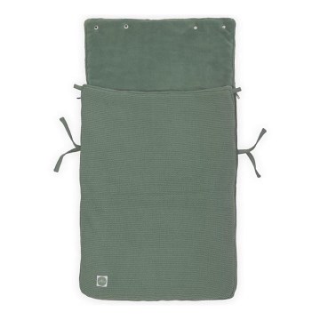 Jollein - Navlaka za autosjedalicu od flisa BASIC KNIT 42x82 cm Ash Green