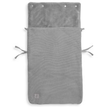 Jollein - Vreća za autosjedalicu fleece BASIC KNIT 42x82 cm Stone Grey