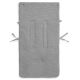 Jollein - Vreća za autosjedalicu fleece BASIC KNIT 42x82 cm Stone Grey