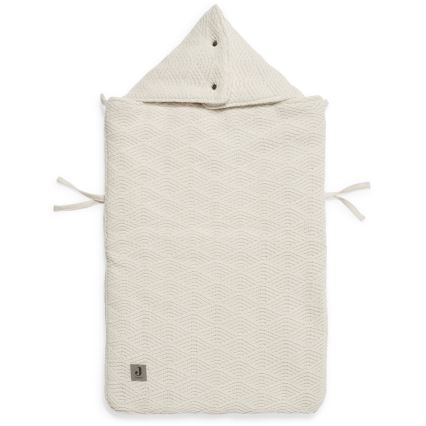 Jollein - Vreća za autosjedalicu RIVER KNIT 42x82 cm Cream White