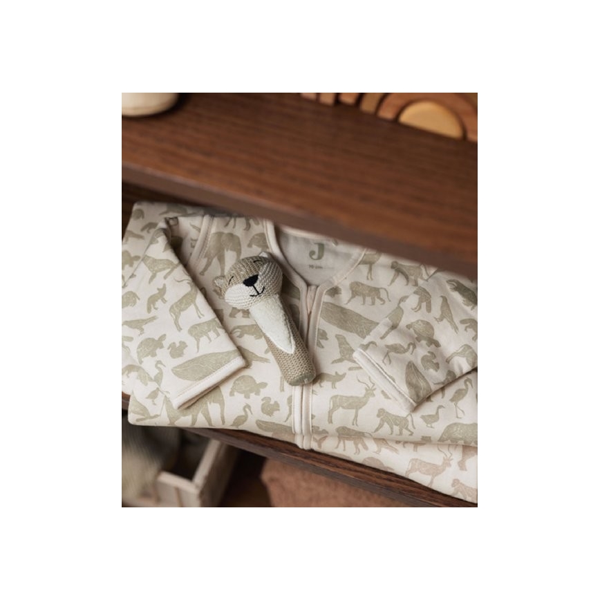 Jollein - Vreća za spavanje 2u1 3-9 mj. 3 TOG Animals Olive Green