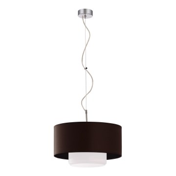 JUPITER 1117-AV1 - Viseća svjetiljka AVEO 1xE27/60W wenge bijelo staklo