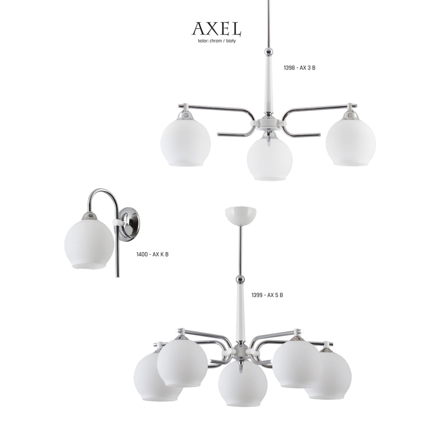 Jupiter 1398 - AX 3 B - Viseći luster AXEL 3xE27/60W/230V