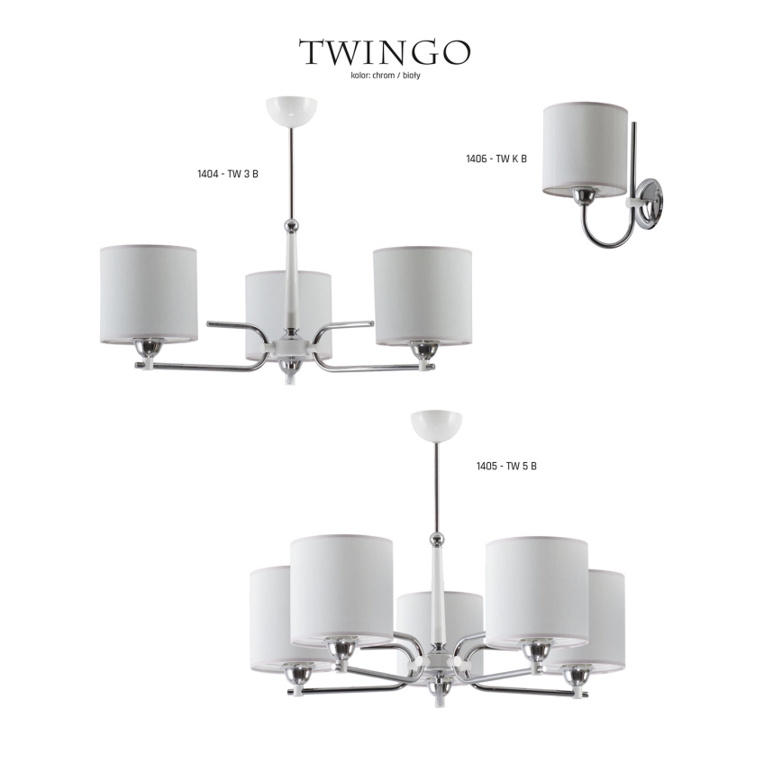 Jupiter 1406 - TW K B - Zidno svjetlo TWINGO 1xE27/60W/230V