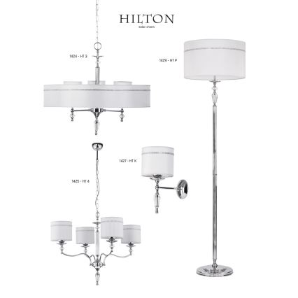 Jupiter 1428 - Stolna lampa HILTON 1xE27/60W/230V