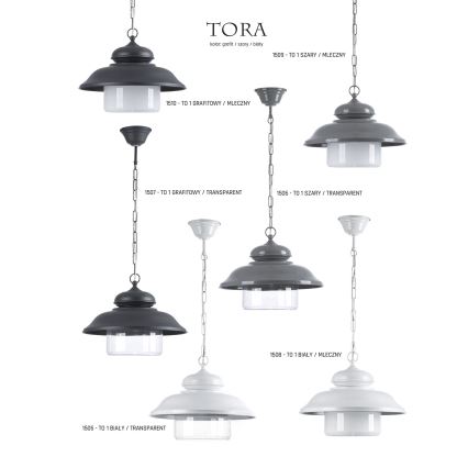 Jupiter 1505 - Luster na lancu TORA 1xE27/60W/230V