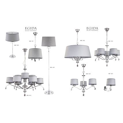 Jupiter 1609 - EG P CH - Podna lampa EGIDA 3xE27/60W