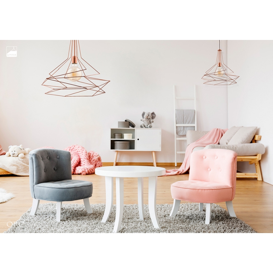 Jupiter 1655 - Luster na sajli ORO 1xE27/60W/230V bakar