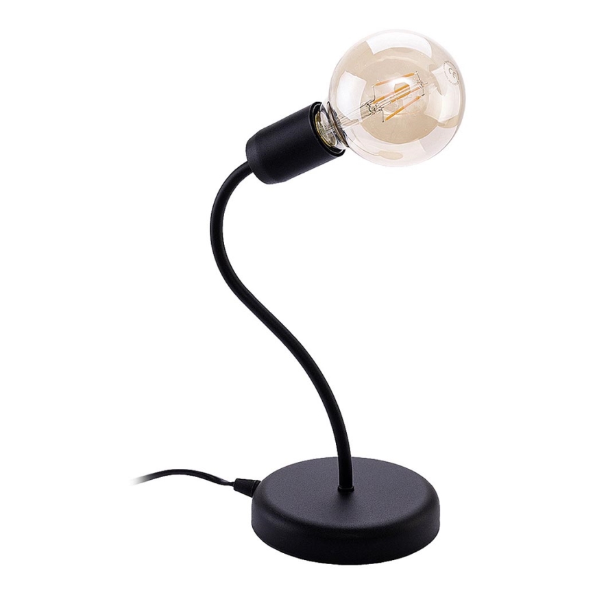 Jupiter 1673 - Stolna lampa LUCE 1xE27/60W/230V crna