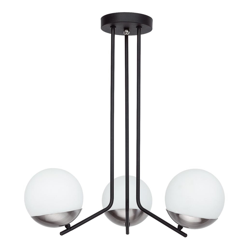 Jupiter 1723 - Viseći luster SANTA 3xE14/40W/230V sjajni krom