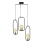 Jupiter 1818 - PI3 E27 - Luster na sajli PONTI 3xE14/40W/230V crna