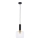 Jupiter 1846 - VA1 - Luster na sajli VANES 1xE27/60W/230V mesing/crna