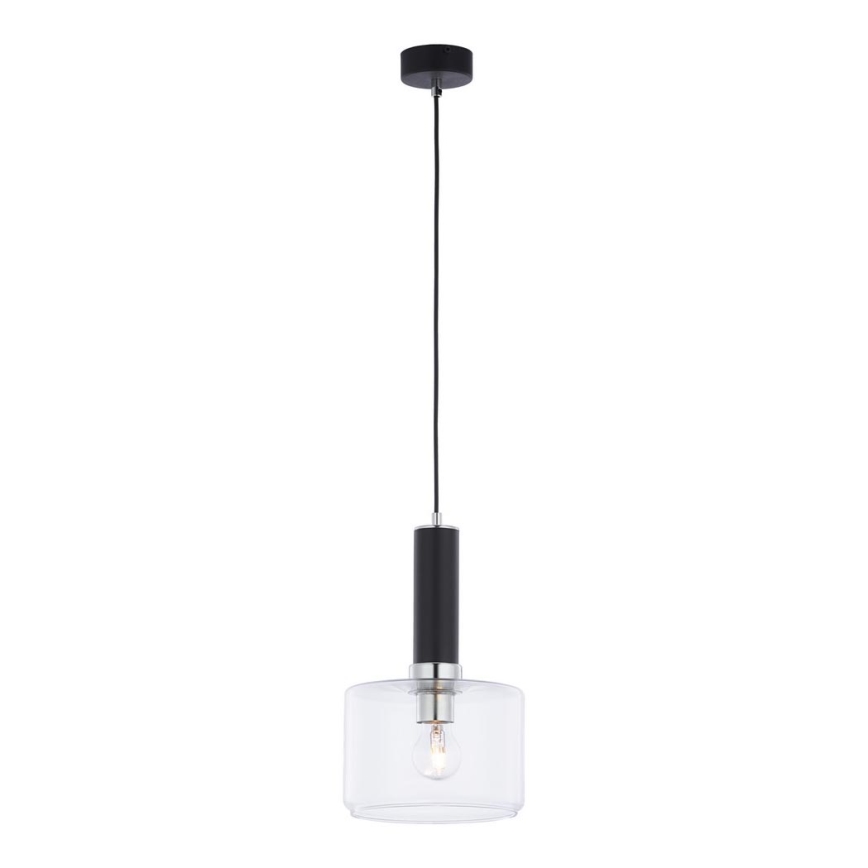 Jupiter 1855 - VA1 - Luster na sajli VANES 1xE27/60W/230V sjajni krom/crna