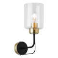 Jupiter 1883 - Zidna lampa CERES 1xE27/15W/230V zlatna/crna