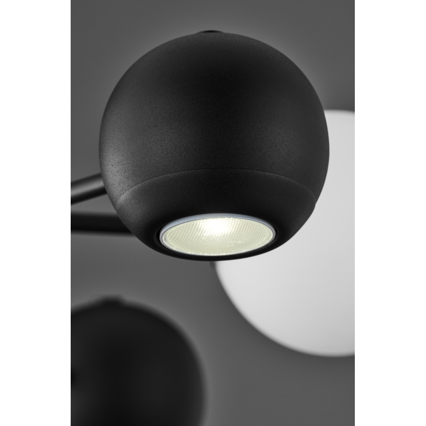 Jupiter 1997 - Viseći luster MOKA 3xGU10/10W/230V + 3xG9/10W/230V crna/bijela