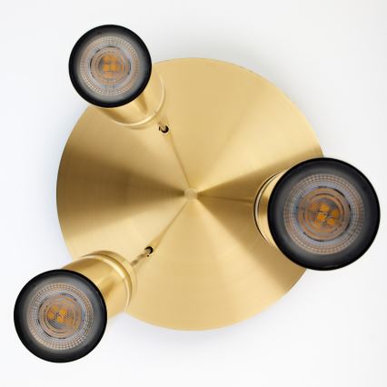 Jupiter 2019 - Luster na sajli ALAS 3xGU10/10W/230V zlatna