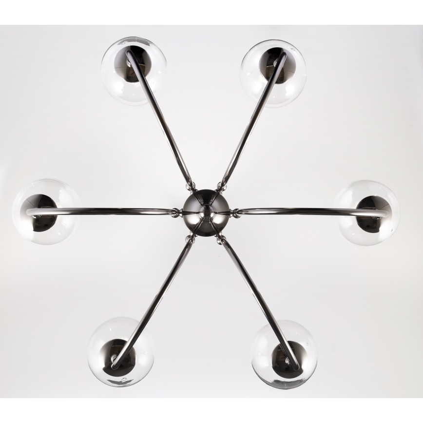 Jupiter 2022 - Luster na lancu BRILLANTE 6xG9/10W/230V sjajni krom