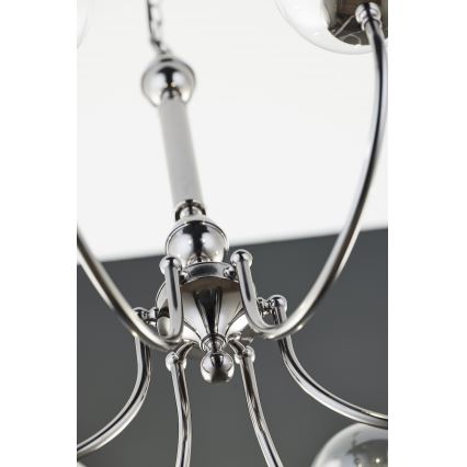 Jupiter 2022 - Luster na lancu BRILLANTE 6xG9/10W/230V sjajni krom