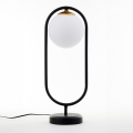 Jupiter 2044 - Stolna lampa IGON 1xE14/40W/230V crna