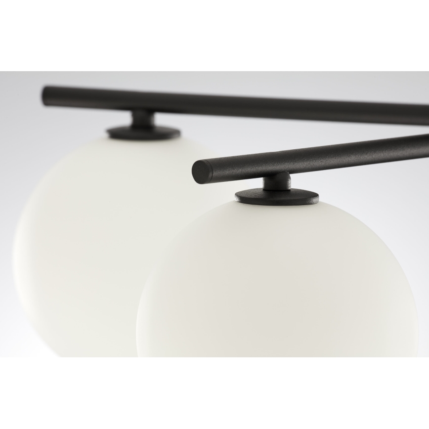 Jupiter 2049 - Stropni luster PRATO 5xG9/14W/230V crna/bijela