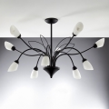 Jupiter 2056 - Luster na šipci GLORIOSA 10xG9/14W/230V crna