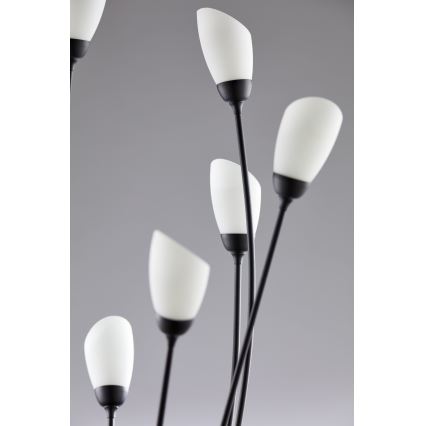 Jupiter 2058 - Podna svjetiljka GLORIOSA 9xG9/14W/230V crna