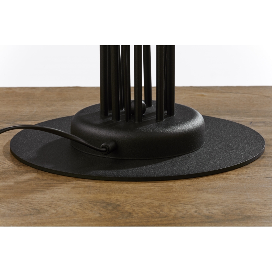 Jupiter 2058 - Podna svjetiljka GLORIOSA 9xG9/14W/230V crna