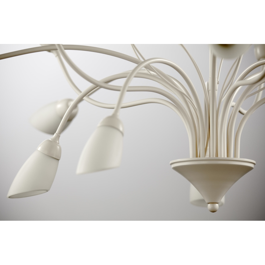 Jupiter 2061 - Luster na štapu GLORIOSA 10xG9/14W/230V krem