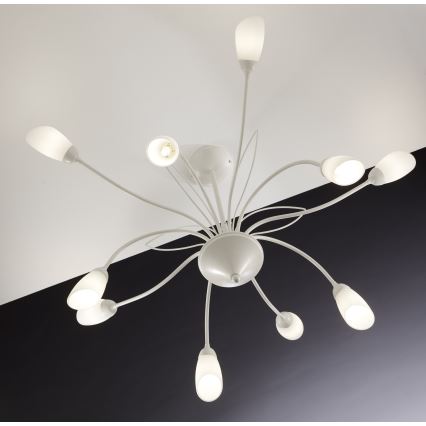 Jupiter 2061 - Luster na štapu GLORIOSA 10xG9/14W/230V krem