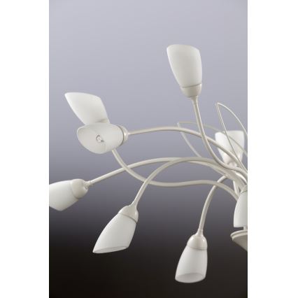 Jupiter 2062 - Luster na lancu GLORIOSA 15xG9/14W/230V, krem boje