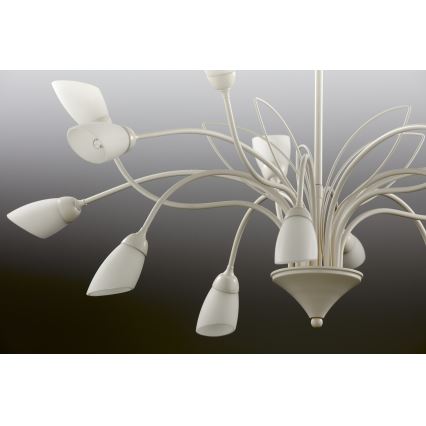 Jupiter 2062 - Luster na lancu GLORIOSA 15xG9/14W/230V, krem boje