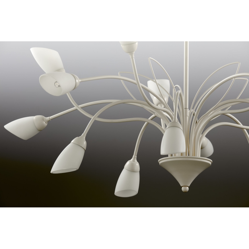 Jupiter 2062 - Luster na lancu GLORIOSA 15xG9/14W/230V, krem boje