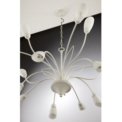 Jupiter 2062 - Luster na lancu GLORIOSA 15xG9/14W/230V, krem boje