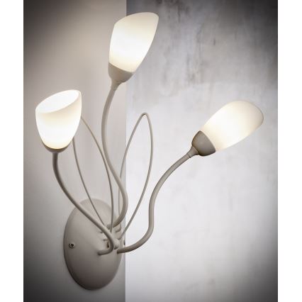 Jupiter 2064 - Zidna svjetiljka GLORIOSA 3xG9/14W/230V krem