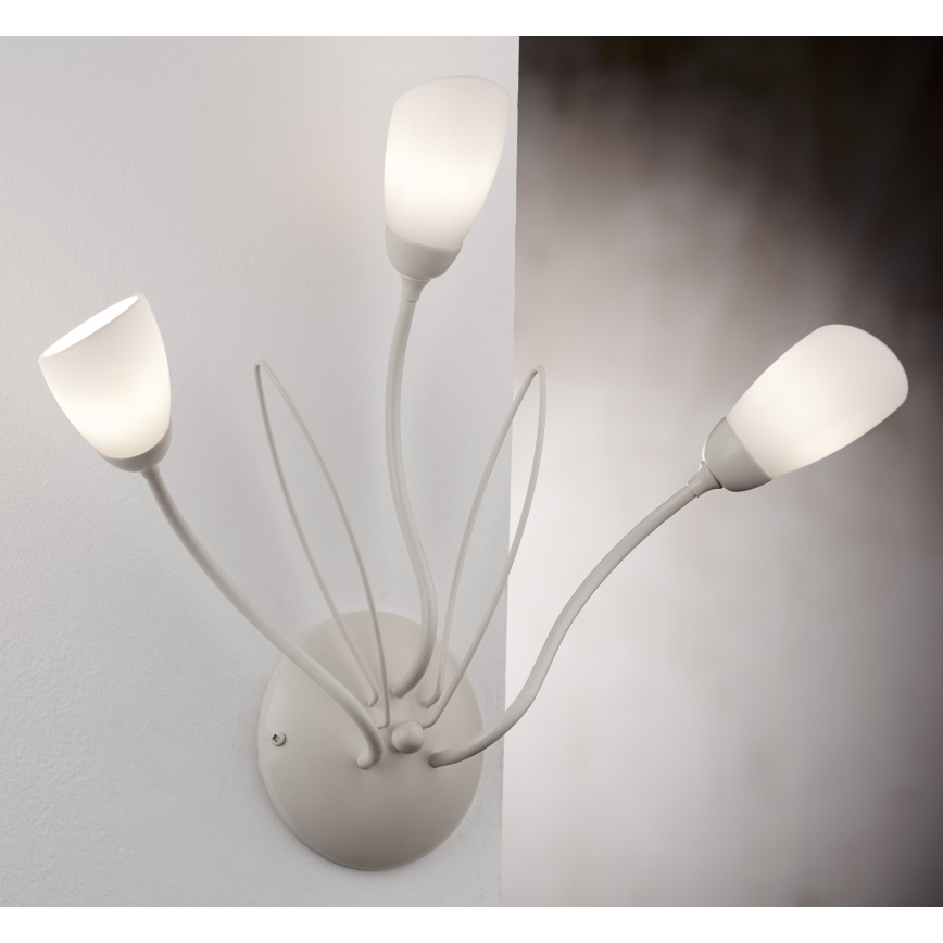 Jupiter 2064 - Zidna svjetiljka GLORIOSA 3xG9/14W/230V krem