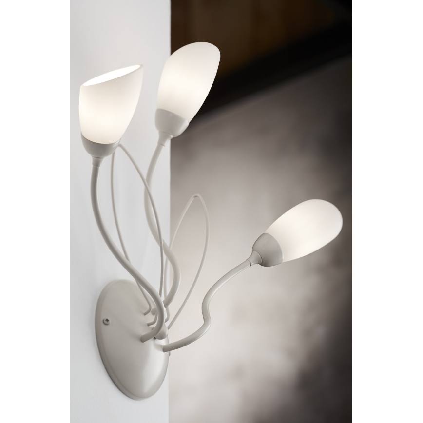 Jupiter 2064 - Zidna svjetiljka GLORIOSA 3xG9/14W/230V krem