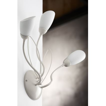 Jupiter 2064 - Zidna svjetiljka GLORIOSA 3xG9/14W/230V krem