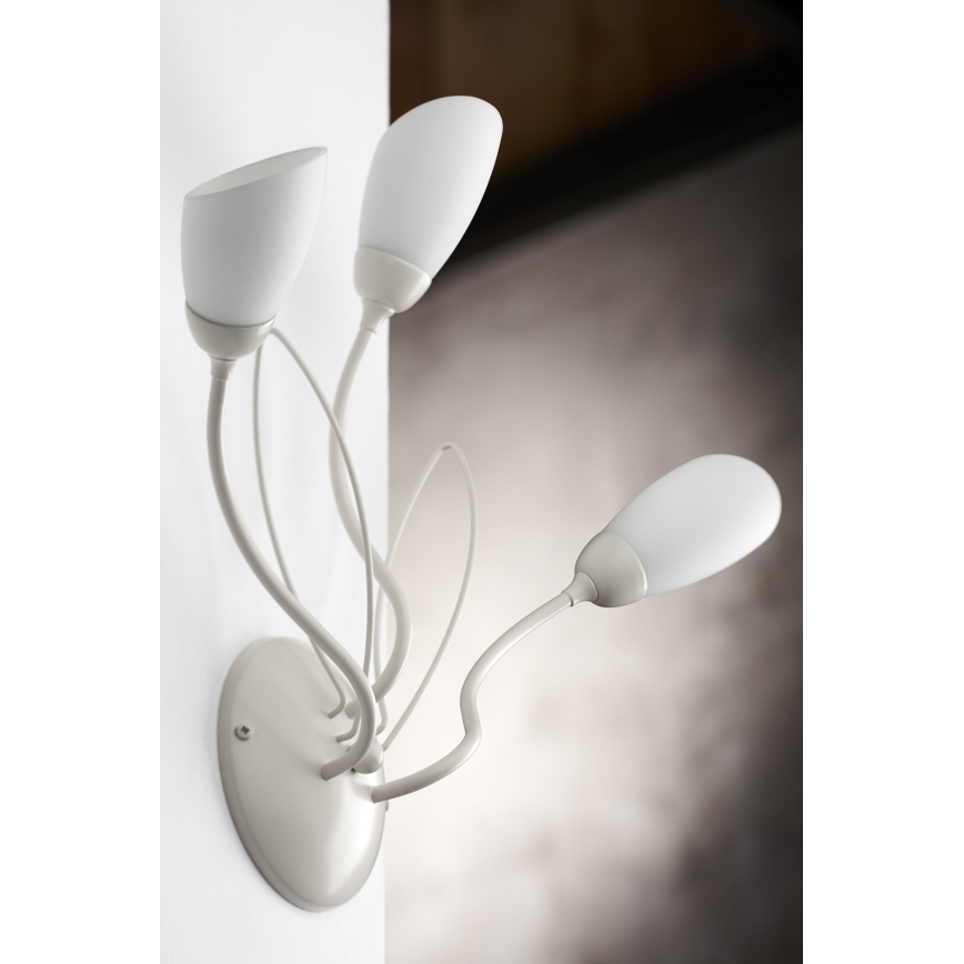 Jupiter 2064 - Zidna svjetiljka GLORIOSA 3xG9/14W/230V krem