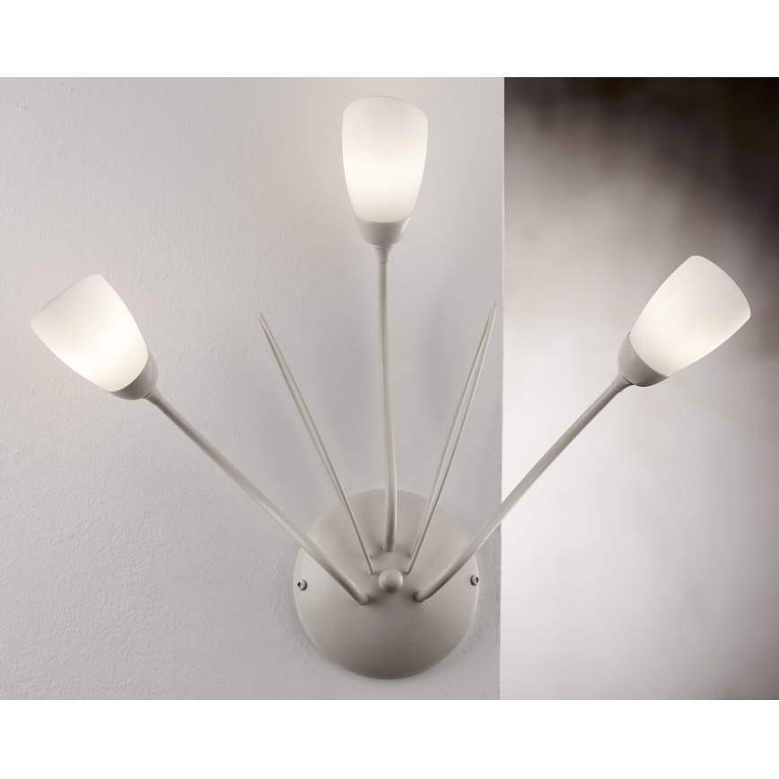 Jupiter 2064 - Zidna svjetiljka GLORIOSA 3xG9/14W/230V krem