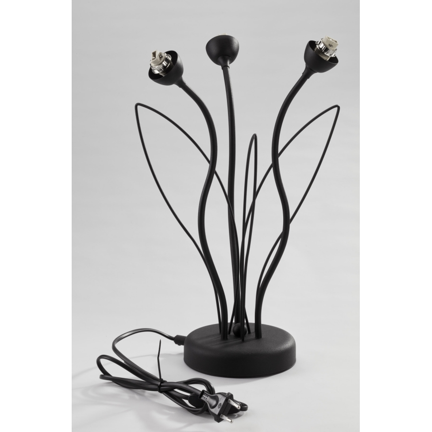 Jupiter 2065 - Stolna lampa GLORIOSA 3xG9/14W/230V crna