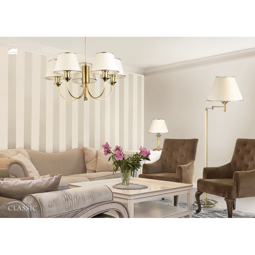 Jupiter 207-CL P L - Stojeća lampa CLASSIC 1xE27/60W/230V