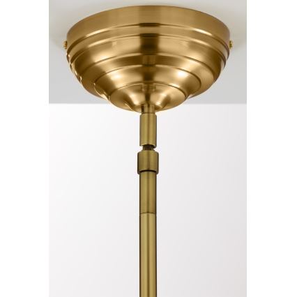 Jupiter 2073 - Luster na štapu PLATINO 1xE27/15W/230V zelena/zlatna