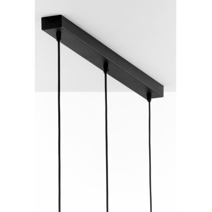 Jupiter 2092 - Viseći luster na sajli CORTINA 3xE27/15W/230V zlatna/crna