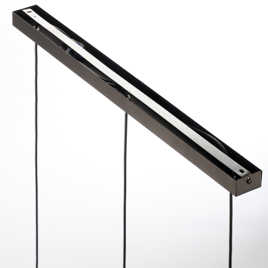 Jupiter 2092 - Viseći luster na sajli CORTINA 3xE27/15W/230V zlatna/crna